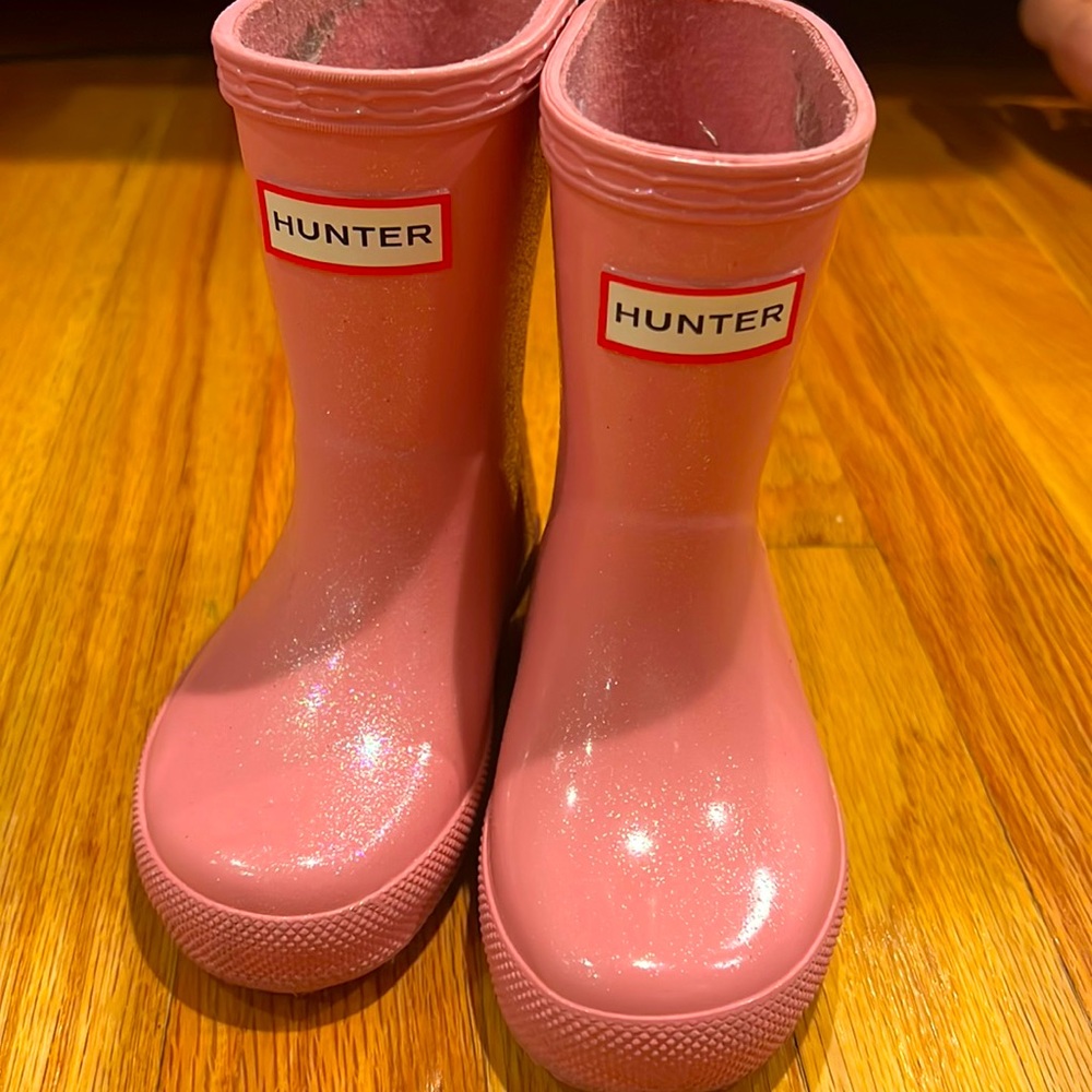 Hunter Boots Toddler Pink Glitter